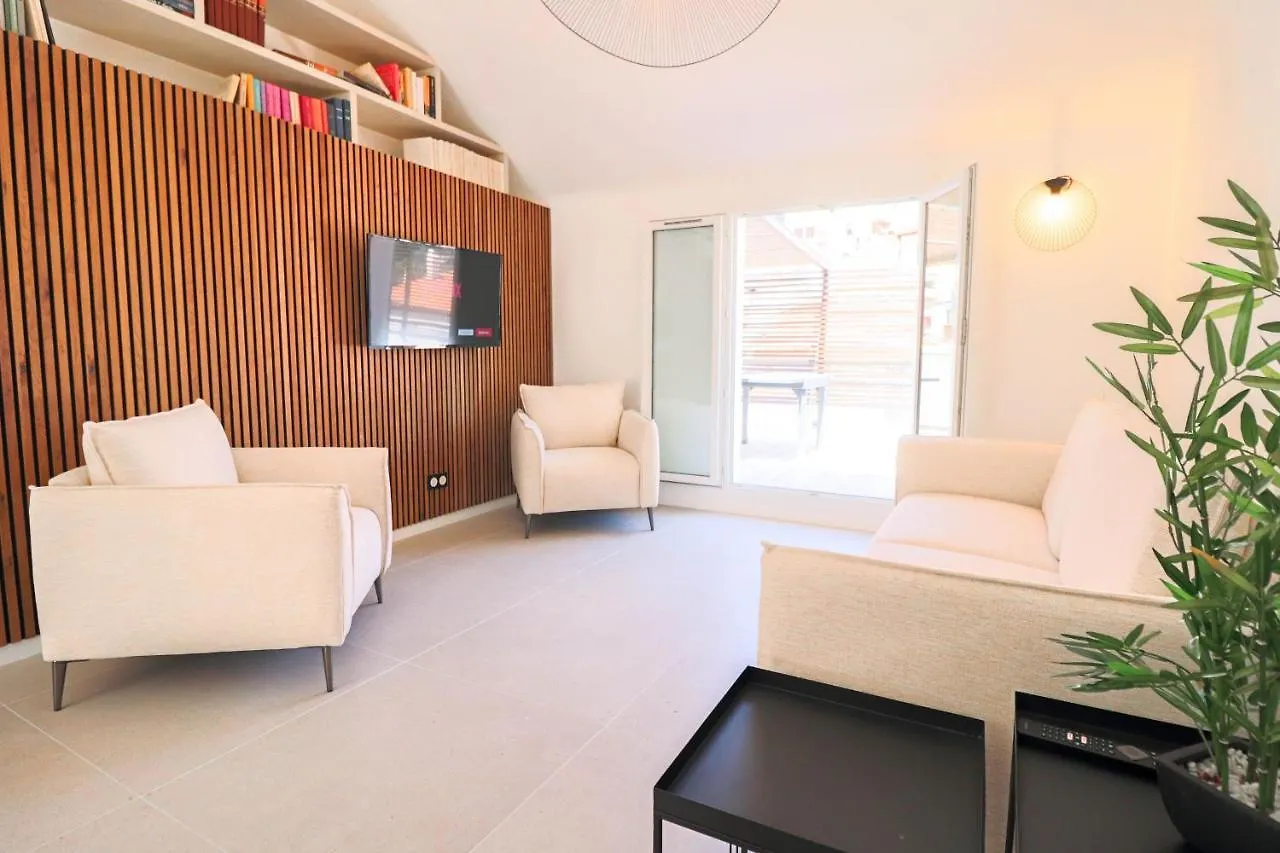 Meynadier Renovated Designer Apartment With Rooftop In Cannes